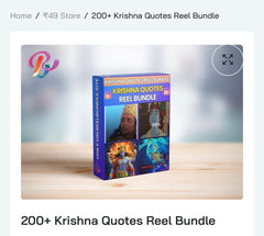 200+ Krishna Quotes Reel Bundle - Shoppingdaddy